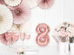 Picture of FOIL BALLOON NUMBER 8 ROSE GOLD 16 INCH